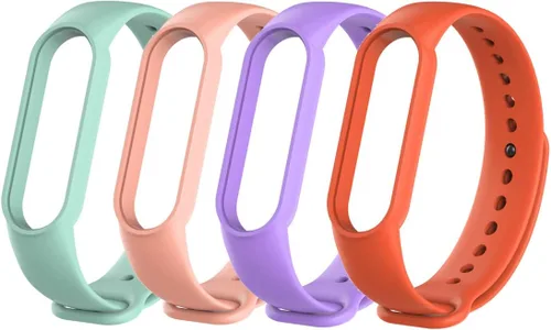 Miniatura 19 de Senter Correa de reloj de silicona suave Banda de repuesto para Xiaomi Mi Band 5 y Mi Band 6 Smart Watch Azul oscuro