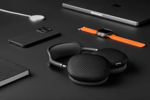 Miniatura 3 de Latercase Funda ultrafina de fibra de aramida de 0.024 in para AirPods Max y AirPods Max 2, carcasa dura ligera de 0.28 oz, ajuste de precisión