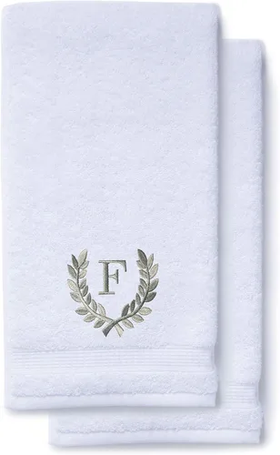 Miniatura 152 de Toallas de mano decorativas y con monograma para baño, cocina, maquillaje Regalo personalizado para boda-nupcial Toalla turca de lujo