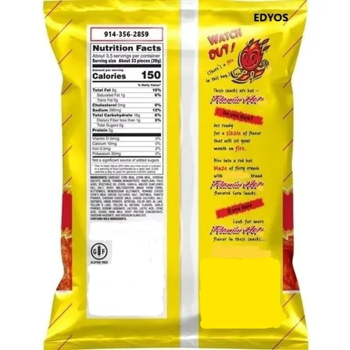 Miniatura 2 de Papas fritas Flamin' Hot Spicy Flavor – Bolsa de 3.125 onzas – Paquete familiar – Paquete de 3
