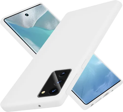 Miniatura 11 de Funda de silicona líquida compatible con Galaxy Note 20, protección de cuerpo completo de goma de gel a prueba de golpes para Galaxy Note 20 de 6.7