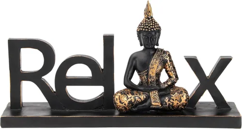 Smadeer Estatua de Buda de Buda - Estatuas de Buda para decoración del hogar, estatua de Buda riendo para yoga, feng shui, meditación, decoración