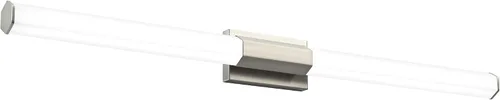 Miniatura 10 de SOLFART Lámpara de baño negra mate, barra de luz de tocador de 32 pulgadas, luces LED para espejo, luces LED para espejo, luz negra de tocador