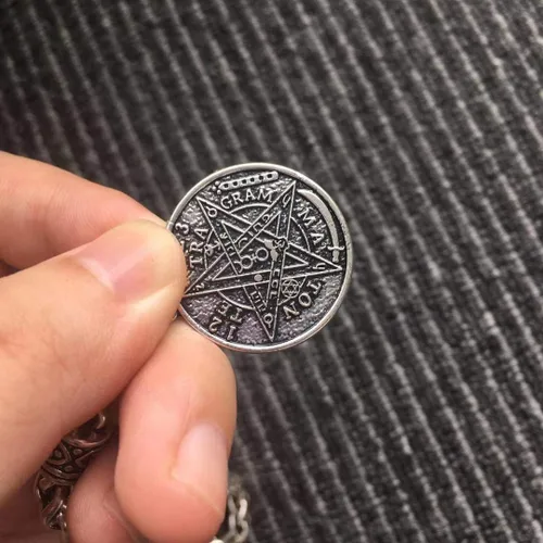 Miniatura 6 de My Shape Tetragrammaton Pentagram Pentagram Colgante Collar Wiccan Pagan Jewelry