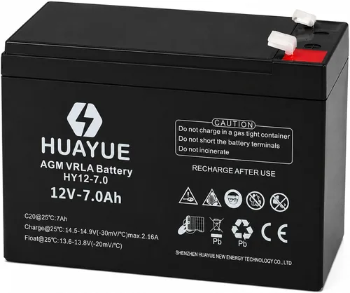 Batería de plomo sellada recargable de 12 V 7ah VRLA SLA AGM Baterías recargables para almacenamiento de energía para el hogar terminales F2