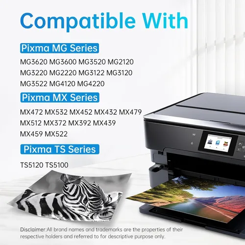 Miniatura 2 de LEMERO PG-240 XL 240XL Cartucho de tinta negro remanufacturado para Canon 240XL Cartucho de tinta Trabajo con impresoras Canon PIXMA MG3620 MG2120