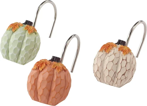 Miniatura 5 de Avanti Linens - Cortina de ducha de tela, decoración de baño inspirada en otoño (colección Grateful Patch)