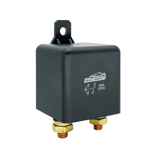 Miniatura 8 de Relé 200A, 12V de servicio continuo SPST de 4 pines, relé de alta potencia
