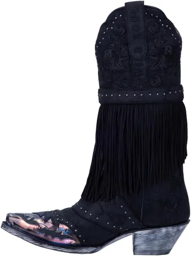 Miniatura 4 de Danpost Black Bed Of Roses Botas occidentales para mujer DP4047
