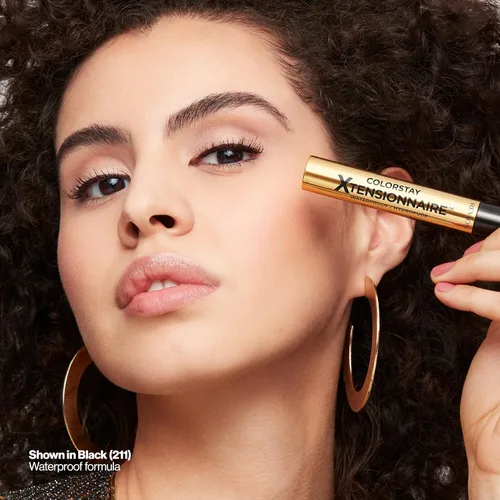 Miniatura 10 de Revlon ColorStay Xtensionnaire - Suero alargador de pestañas y rímel en uno, cepillo cónico para pestañas de aspecto 2 veces más largo, infundido