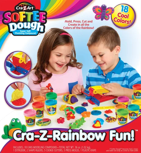 Miniatura 3 de Cra-Z-Art Super Rainbow Softee Masa Juego de Colores (30 Piezas)