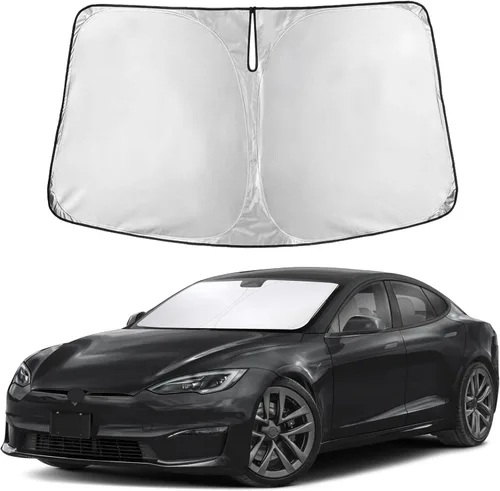 Miniatura 218 de Autovir Parasol para parabrisas Rivian R1S 2022-2024 2025 2026, parasol para ventana delantera, protección UV, bloqueador de calor, accesorios