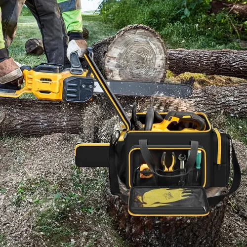 Miniatura 9 de SAIKA Funda para motosierra compatible con DEWALT 20V, para EGO, para Greenworks para CRAFTSMAN de 10/12 pulgadas, motosierra inalámbrica con bolsa