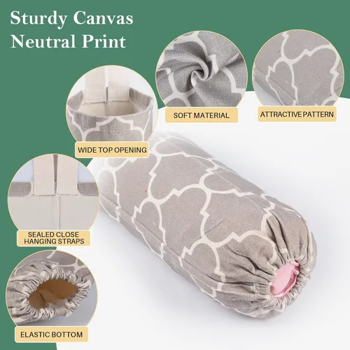 Miniatura 2 de Soporte para Bolsas de Plástico, Soporte para Bolsas de Supermercado Lavable para Bolsas de Plástico, Dispensador de Almacenamiento de Bolsas