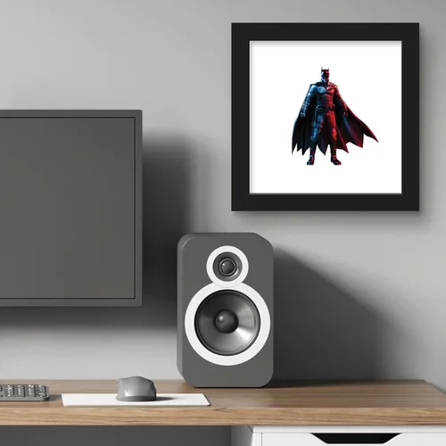 Miniatura 6 de Gallery Pops DC Comics The Batman - Arte de pared de Batman, versión enmarcada negra, 12 x 12 pulgadas