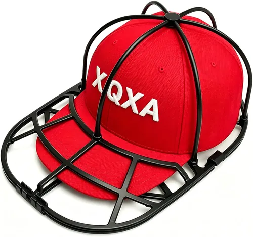 Miniatura 9 de XQXA Jaula para lavar sombreros, no necesita montaje, ajuste perfecto para sombreros de adultos y niños, ideal para gorras de béisbol, seguro para 1