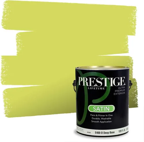 Miniatura 114 de PRESTIGE Paints Exterior Paint and Primer In One, 1-Gallon, Satin, Comparable Match of Benjamin Moore* Royal Linen* 931BM-PCM