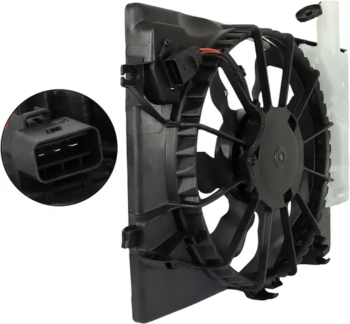 Miniatura 6 de munirater Reemplazo del conjunto del ventilador de refrigeración del radiador para 2011-2013 Elantra Sedan 25380-3X100 HY3115133 321-55027-100