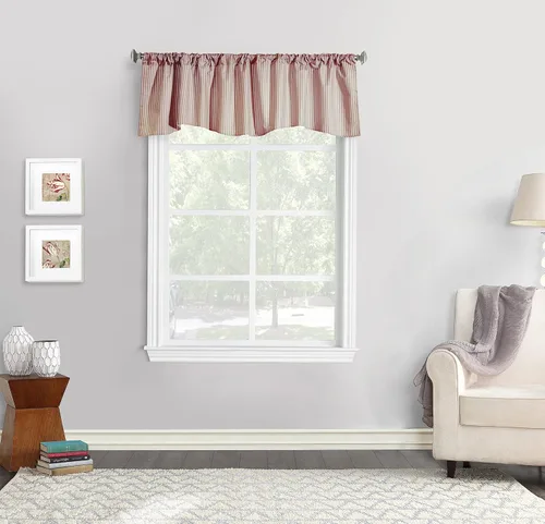 Miniatura 12 de Loft Living Par de paneles de cortina para ventana de doble poste de 40 x 54 pulgadas, color burdeos