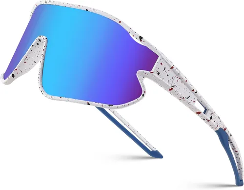 FEISEDY Gafas de sol unisex para jóvenes, gafas de sol de béisbol y tenis, UV400 deportivas para niños y niñas, pantallas de ciclismo B4064