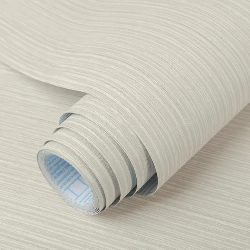 Miniatura 10 de TANONE Papel de Contacto Despegar y Pegar (15.8in x 197in), Papel Tapiz de Tela de Hierba Autoadhesivo Removible, Papel de Pared de Tela de Lino