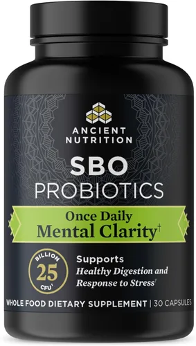 Miniatura 7 de Ancient Nutrition Probióticos para hombres, Probióticos SBO para hombres una vez al día, 30 unidades, para una digestión saludable y apoyo a