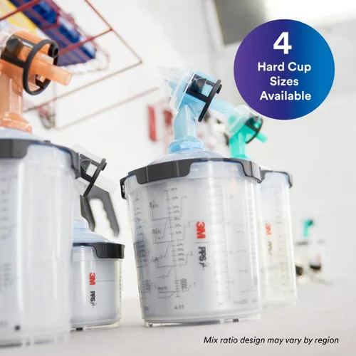 Miniatura 5 de 3M PPS 2.0 - Vasos para pistola pulverizadora, 26023, grande, 28 onzas, uso con pistola de pintura y tapas y revestimientos PPS 2.0 para pintar