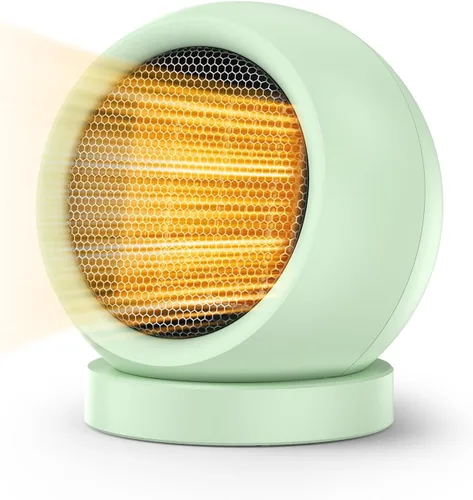 Miniatura 11 de Coolfor Calentador de escritorio, calentador de espacio de eficiencia energética de 600 W, calentador eléctrico de escritorio de cerámica PTC
