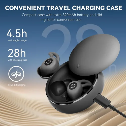 Miniatura 5 de Sleepals - Micro Auriculares para Dormir para Personas que Duermen de Lado, Audífonos para Dormir con Reducción de Ruido, Ajuste Suave y Cómodo