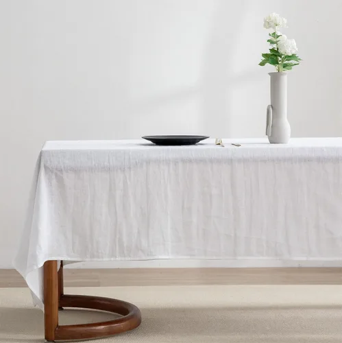 Miniatura 21 de EVERLY 100% Pure Linen Rectangle Tablecloths 60x84Inches for Dining,Buffet Parties,Picnic,Events,Weddings and Restaurants,Decorative Black