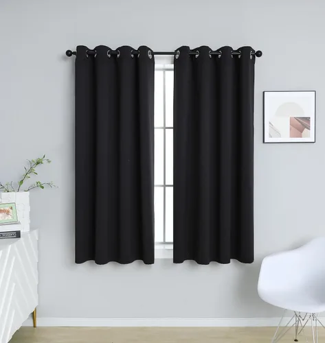 Miniatura 35 de INLINAS Cortinas opacas para dormitorio, aislamiento térmico, reducción de ruido, juego de 2 paneles de ahorro de energía, beige, 42 pulgadas