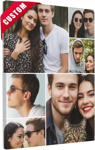 Miniatura 8 de Nxwdwqa Impresiones en Lienzo Personalizadas con Tus Fotos Impresas, Arte de Pared en Lienzo Personalizado, Sube Tu Foto al Arte de Pared, Regalo