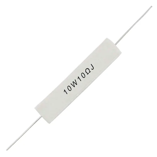 Miniatura 2 de 30 resistencias de cemento de cerámica de 10 W, 10 ohmios, 5 %, resistencia de cemento de cerámica, alambre enrollado, kit de resistencias de rango