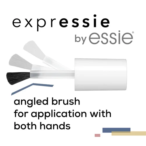 Miniatura 5 de Essie Expressie - Esmalte de uñas de secado rápido Peachy Beige, vegano, para escritorio, 0.33 fl oz