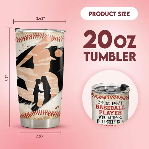 Miniatura 6 de 34HD Regalos del Día de la Madre para Mamá, Vaso Térmico de Mamá Beisbolista con Tapa, Taza de Café de Béisbol de 20oz con Aislamiento al Vacío Mamá