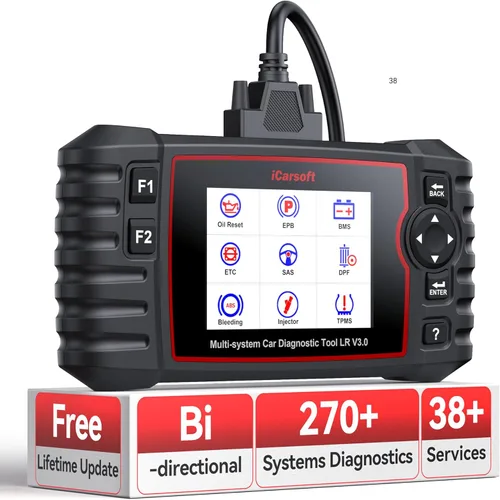 Miniatura 9 de iCarsoft - P700 V2.0 - Escáner de diagnóstico automático para Porsche con diagnóstico del motor/transmisión/ABS/Airbag, lector de código OBD2