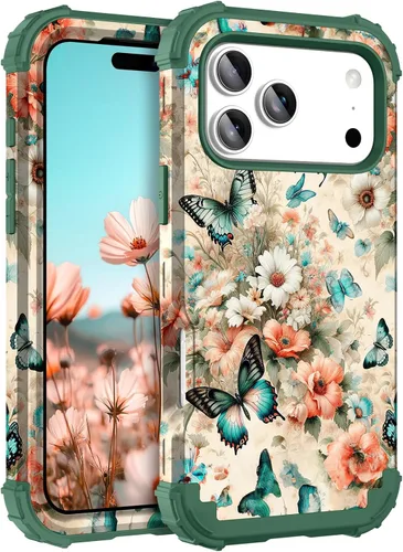 Miniatura 97 de Hocase Funda para iPhone SE 2022/2020, resistente a prueba de golpes, de plástico duro+goma de silicona, funda protectora híbrida para iPhone SE