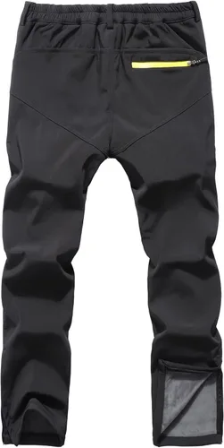 Miniatura 6 de Mens Ski Snow Waterproof Softshell Outdoor Hiking Velour Lined with Zipper Bottom Leg