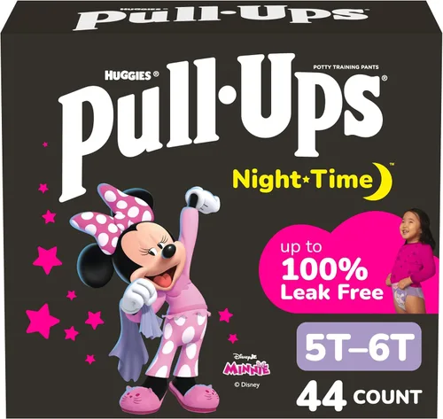 Miniatura 18 de Pull-Ups pañales de entrenamiento para la noche para niñas, 2T-3T, 68 unidades (el empaque pueden variar)