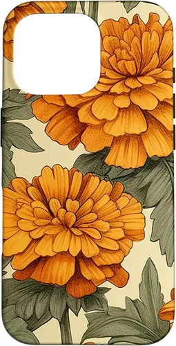 Miniatura 20 de Funda para iPhone 14 Pro Max Watercolor Marigold Flower