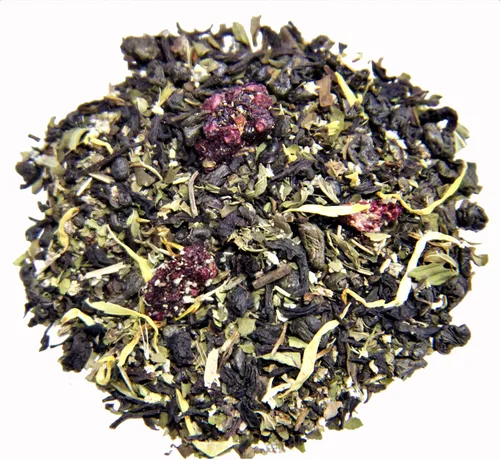 Miniatura 13 de Nelson's Tea - Jazmín de Aladino - Té verde de hojas sueltas - Té verde infundido con jazmín (muestra)