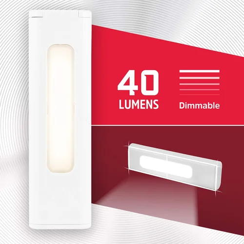Miniatura 6 de Energizer Luz LED para debajo del gabinete, funciona con pilas, regulable, encendido y apagado manual, inalámbrico, montaje magnético de pared