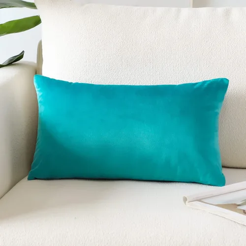 Miniatura 52 de Artscope Fundas de Almohada de Terciopelo de Lujo Súper Suaves Decorativas Cuadradas Fundas de Cojín para Sofá Sillón Dormitorio Decoración