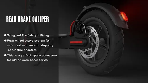 Miniatura 2 de Pinza de freno trasero Pinza de freno de disco Reemplazo para Xiaomi M365 Scooter Piezas de aleación de aluminio Scooter Freno