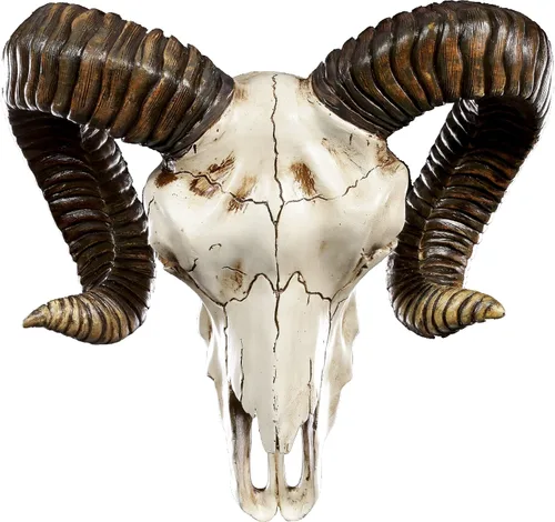 Miniatura 2 de Pacific Giftware Trofeo de pared de baphomet Ram Skull and Horns Baphomet Decor de 11 pulgadas