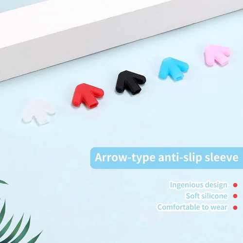 Miniatura 4 de SooGree Agarre de silicona para gafas, retenedor de manga con punta de patilla, retenedores antideslizantes para gafas para niños y adultos