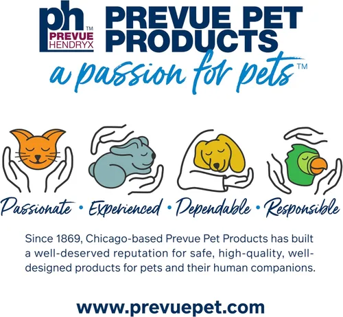 Miniatura 4 de Prevue Pet Products - Juego de 2 tazas colgantes universales de plástico, juego de cuencos para pájaros pequeños, comederos de alimentos o agua