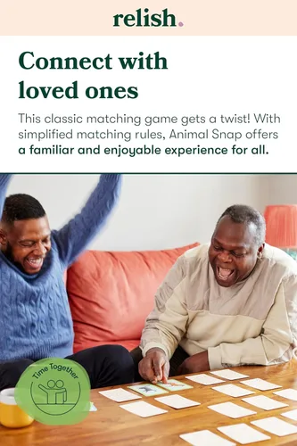 Miniatura 2 de Relish Animal Snap Card Game, Juegos de demencia para ancianos, Actividades de Alzheimer