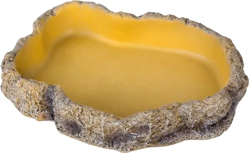 Miniatura 3 de REPTIZOO - Plato de comida para reptiles, terrario, cuenco de agua, cuenco de alimentación para reptiles y mascotas anfibios