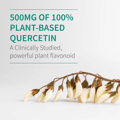 Miniatura 6 de Garden of Life Suplemento de apoyo al sistema inmunológico de quercetina una vez al día con vitamina C, D y probióticos, formulado por Dr. - Salud